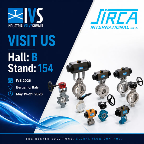 Visit us at Industrial Valve Summit 2026 – Stand 154 Hall B