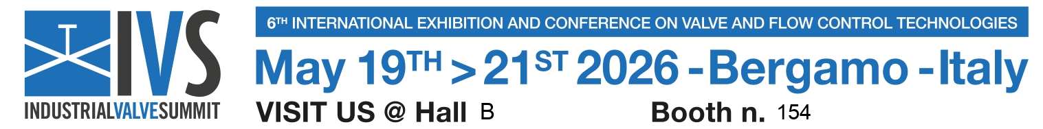 Visit us at Industrial Valve Summit 2026 – Stand 154 Hall B